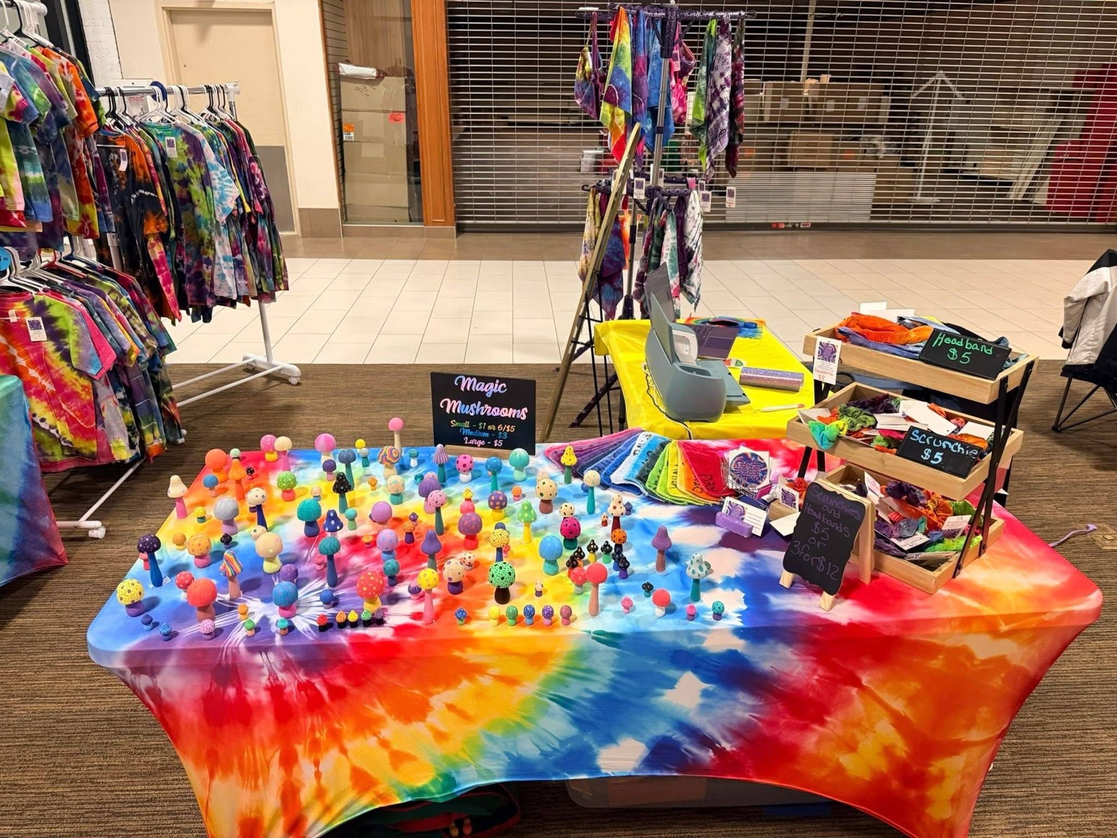 The AlliPop booth at a local market